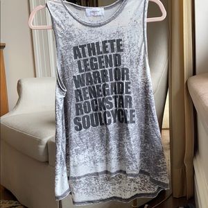 Soulcycle Mantra Burnout Tank